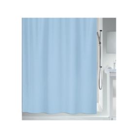 Rideau de douche Polyester MAYA 180x180cm Bleu Clair Spirella