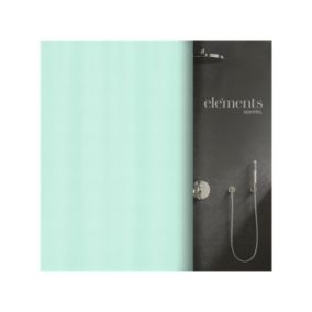 rideau de douche Polyester MERA 120x200cm Vert Elements by Spirella