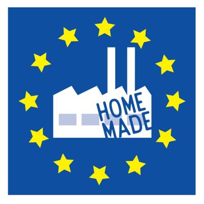 Rideau de douche Polyester MILANO 120x200cm Bleu Ciel  Blanc effet perlé Spirella