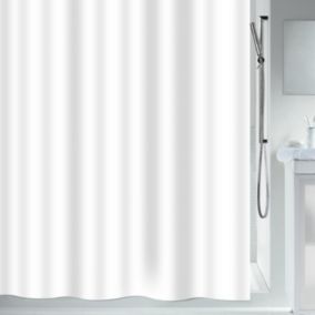 Rideau de douche Polyester SECURITAS 120x200cm Blanc Spirella