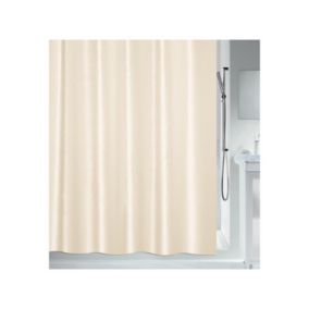 Rideau de douche Polyester SHINE 180x180cm Beige effet satiné Spirella