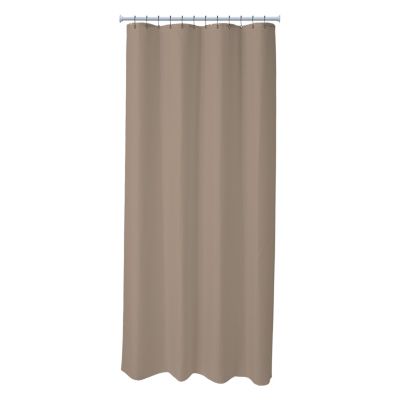 Rideau de douche taupe Essential 180 x 200 cm Levasseur