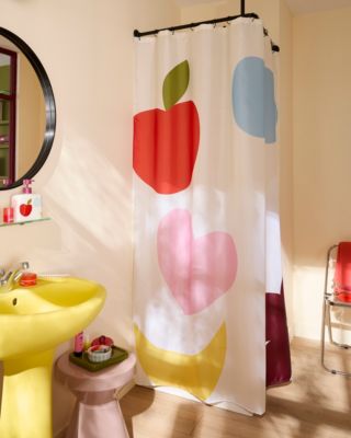 Rideau de douche Taxi Brousse x Castorama multicolore 200 x 180 cm