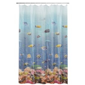 Rideau de douche Tholen Bord de mer 180 x 200 cm GoodHome