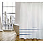 Rideau de douche tissu blanc 180 x 200 cm Pacco