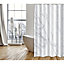 Rideau de douche tissu blanc décor marbre 180 x 200 cm Toscana