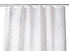 Rideau de douche tissu blanc décor arbre 180 x 200 cm Nessa