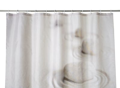 rideau de douche tissu multicolore decor plage 180 x 200 cm surma castorama