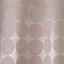 Rideau de douche tissu taupe décor points 180 x 200 cm Napo