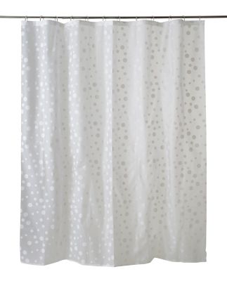 Rideau de douche transparent avec point Hiuchi 180 x 200 cm GoodHome