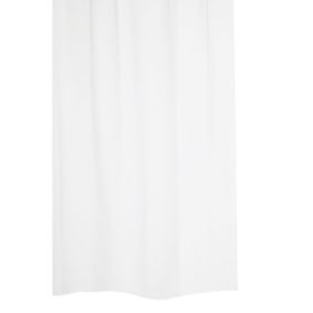 Rideau de douche uni ANNIS - 120 x 200 - Blanc cassé