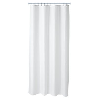 Rideau de douche uni en polyester 180x200cm