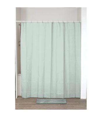 Rideau de douche Vert amande 180 x 200 cm