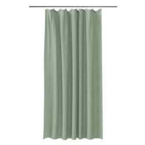 Rideau de douche vert Elland 180 x 200 cm GoodHome