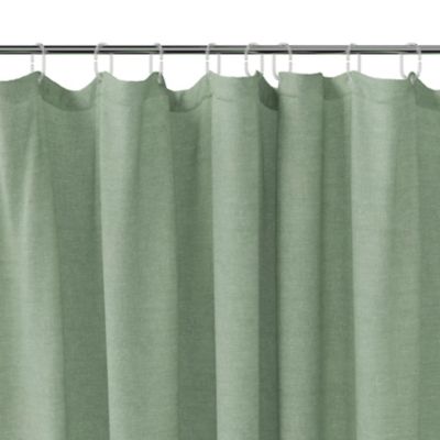 Rideau de douche vert Elland 180 x 200 cm GoodHome