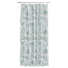 Rideau de douche vert jungle Nassua 180 x 200 cm GoodHome