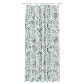 Rideau de douche vert jungle Nassua 180 x 200 cm GoodHome