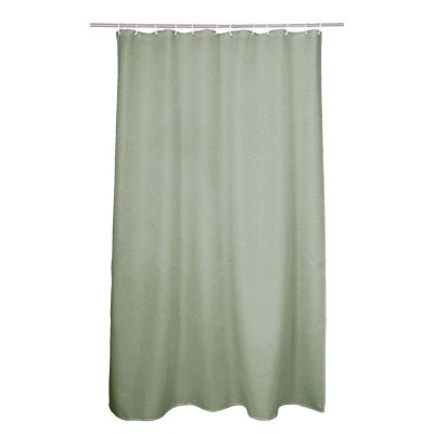 Rideau de douche Vert, l. 180 x H. 200 cm, BERKELEY