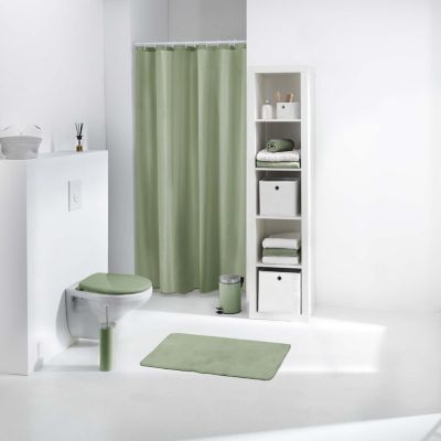 Rideau de douche Vert, l. 180 x H. 200 cm, BERKELEY