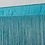 Rideau de fils bleu l.140 x H.260 cm