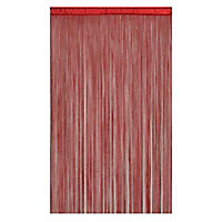 Rideau de fils Colours Defil' rouge l.110 x H.240 cm