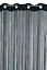 Rideau de fils Colours Teze noir l.110 x H.240 cm
