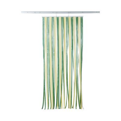Rideau de porte Antilles kaki et beige l.90 x H.200 cm