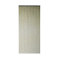 Rideau de porte bambou kaki l.90 x H.200 cm