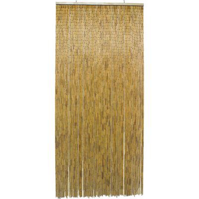 Rideau De Porte Bambou Naturel 90 X 200 Cm Castorama