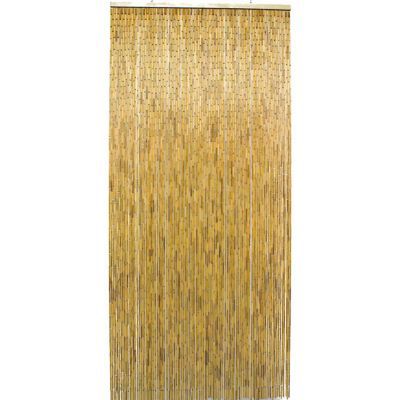 Rideau De Porte Bambou Naturel 90 X 200 Cm Castorama