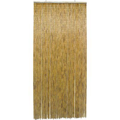 Rideau de porte bambou naturel l.90 x H.200 cm