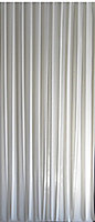 Rideau de porte gris/blanc 90 x 220 cm