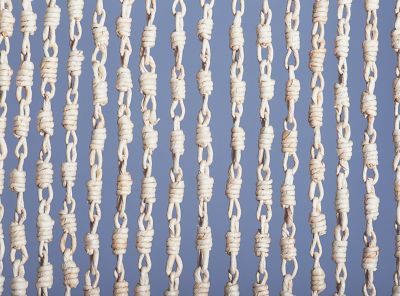 Rideau de porte torsades de maïs midi l.90 x H.200 cm