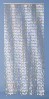 Rideau de porte torsades de maïs naturelles l.90 x H.200 cm