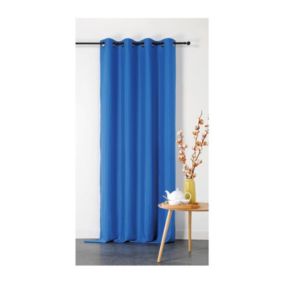 Rideau Double Natte Non feu M1 - 135x240cm - Bleu