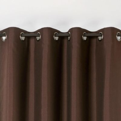 Rideau Double Natte Non feu M1 - 135x240cm - Marron