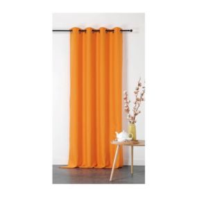 Rideau Double Natte Non feu M1 - 135x240cm - Orange