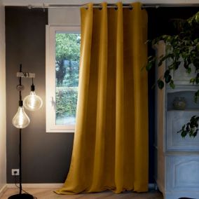 Rideau doublure polaire polyester uni 140x260 cm