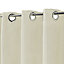 Rideau effet velours GoodHome Carrington 135 x 260 cm blanc