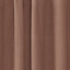 Rideau effet velours GoodHome Carrington l.135 x H.260 cm marron