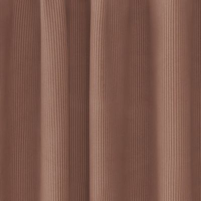 Rideau effet velours GoodHome Carrington l.135 x H.260 cm marron