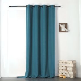 Rideau en 100% lin Libeccio (135x255 cm - Bleu)