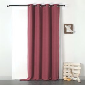 Rideau en 100% lin Libeccio (135x255 cm - Bordeaux)