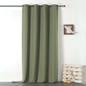 Rideau en 100% lin Libeccio (135x255 cm - Vert)