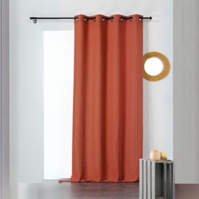 Rideau en nid d'abeille (140x245 cm - Orange)