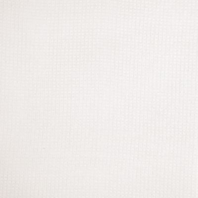 Rideau en nid d'abeille coton & linen Linder L.140 x H.245 cm blanc blanc cassé