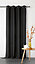 Rideau en polyester Linder L.135 x H.240 cm noir charbon