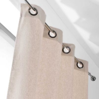 Rideau esprit naturel (135x180 cm - Beige)