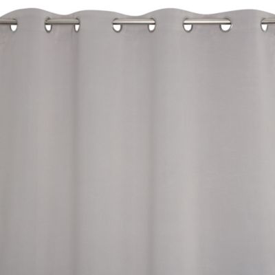 Rideau Eve occultant JBY Creation l.135 x H.240cm uni gris clair