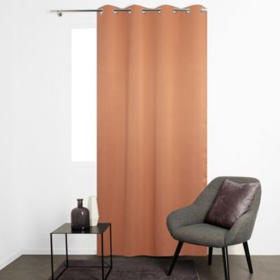 Rideaux Occultant Dégradé Orange Et Jaune - 2 Panneaux 140x180 Cm - Isolation Thermique Et Intimité - Pour Chambre, Salon - Polyester - 5